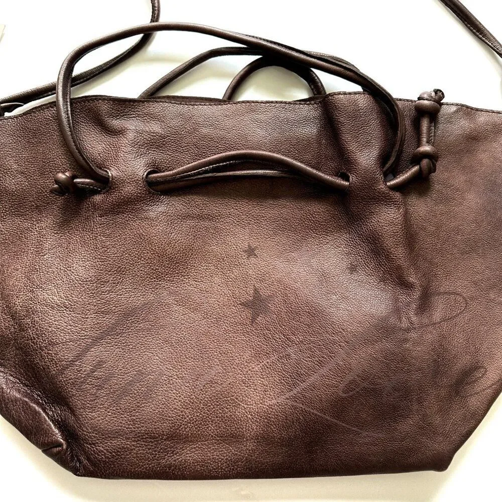 FREE PEOPLE Head Over Heels Tote / Shoulder Bag In Espresso NWT